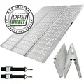 DREIBREIT by TRUTZHOLM Alu Auffahrrampe 255 x115 cm 2-fach klappbar 1020 kg gelocht extra Breite