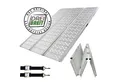 TRUTZHOLM Auffahrrampe DREIBREIT Auffahrrampe klappbar 255 cm Tragkraft 1020 kg Alu gelocht (Set, 1-St), Rutschsicherheit