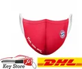Maske Mund- Nasenmaske FC Bayern München Gesichtsmaske rot Logo FCB