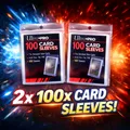 Ultra PRO 2x 100 Stück Penny Sleeves Standard Hüllen Tradingcard Sammelhüllen