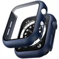 2 Stück Harte PC Hülle für Apple Watch SE 2022/2020 /Series 6 5 4 44mm 360° s...