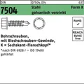 100er PACK(Stk)  007504001040063080 Bohrschraube DIN 7504 m.6-kant-Flanschkopf K