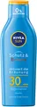NIVEA SUN Sonnenlotion, Lichtschutzfaktor 30, Flasche, Schutz und Bräune, 200 ml