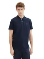 TOM TAILOR Herren Basic Piqué Poloshirt, 10668 - Sky Captain Blue, M