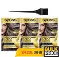 Syoss Oleo Intense 7-56 Ashy Medium Blond Ammoniak Frei Haarfarbe Masse 3-pack