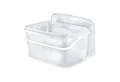 BENBOW Aufbewahrungssystem Rechteckiger Eimer mit Deckel 5l transparent - lebensmittelecht - leer, Polypropylen - Lebensmittelecht, Geschmacksneutral, Auslaufsicher, (1-tlg., PZH-, BRC- und DIN-ISO-zertifiziert), für Lebensmittel, Farben, Chemikalien