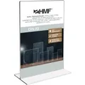 HMF 46921 Acryl Tischaufsteller Gerade DIN A5 Hochformat Glasklar
