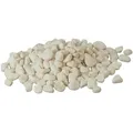 Relaxdays Marmorkies, 5kg, Dekosteine, 15 - 25mm, Kieselsteine, Gartenkiesel, Beet, Blumentopf, Grab, Zierkies, weiß