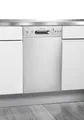 Hanseatic Unterbaugeschirrspüler "HGU4582E97736BI", 9 Maßgedecke silberfarben