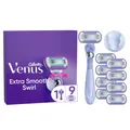 Gillette Venus Deluxe Smooth Swirl Systemklingen + Handstück Ersatzklingen 9er