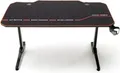 DXRACER MAX1 - Gerade - Rechteckige Form - Gaming - Schwarz - Schwarz - Rot - 1400 mm