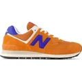 New Balance Uni Sneakers Orange U574BRD Grösse 45 - Blau/Orange/Weiß - 45