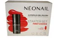 NEONAIL UNIQUE  Set 3x UV Nagellack 3ml LED Lampe 18W/36 Geschenkbox Starter