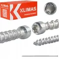 Klimas Holzbauschraube WKPC Doppelgewinde für Aufsparrendämmung Konterlatten 50 Stk. 8x472 mm