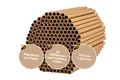 CULT at home 200 Insektenhotel Füllmaterial 8mm - Länge 15 cm - Nisthülsen für Wildbienen Papphülsen Nisthilfen Bienen