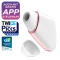 Satisfyer 'Love Triangle Connect App', Klitoris-Sauger / Vibrator mit APP (9 cm)