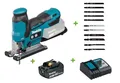 Makita DJV185Z 18V Akku-Stichsäge mit 1x Akku 3Ah + Ladegerät + 11 Sägeblätter
