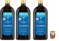 De Cecco Olivenöl Extra Vergine Classico – kalt extrahiert, ausgewogener Geschmack für Küche & Salate, dunkle Glasflasche 3 x 1 L, ideal zum Verfeinern, Braten & Marinieren + Italian Gourmet polpa