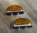 Hella 2x Blinkleuchte Blinker Oldtimer Traktor Schlepper 2BA 001 227-201 Chrom P