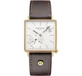 BRUNO SÖHNLE Quarzuhr Herrenuhr Glashütte Bruno Söhnle Rondo III Edelstahl goldplattiert