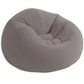 68579 Sessel Aufblasbar Sitzsack Grau Aufblasmöbel Beanless Bag Chair - Intex