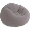 Intex 68579NP – Aufblasbarer Sitzsack, Vinyl, Grau, 114 x 114 x 71 cm