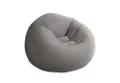 INTEX Sessel Sitzsack Beanless Bag Chair aufblasbar 107x104x69cm grau sitzen