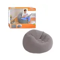 Intex 68579 Sessel Aufblasbar Sitzsack grau Aufblasmöbel Beanless Bag Chair