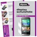 1x dipos Schutzfolie für HTC One mini 2 klar Display Crystalclear glänzend