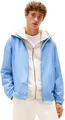 Tommy Hilfiger Herren Übergangsjacke Hooded mit Kapuze, Blau (Cloudy Blue), L