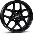 4x Alufelgen Borbet Y black glossy 6,5x16 ET43 LK5 112 16 Zoll Felgen Alu