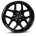 1x BORBET DESIGN Y black glossy 6.5Jx16 5x112 ET43