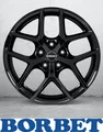 4x Borbet Y 6,5X16 5/112 ET43 Black Glossy