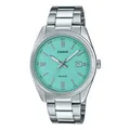 Casio Classic MTP-1302PD-2A2V 44mm Edelstahl, Türkis NEU & OVP