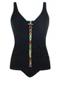 Sunflair Tankini Damen Tankini mit Schalen und großen Cups - breiter Slip und verstellbare Träger - Zweiteiler mit Flechtung an der Vorderseite