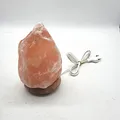 HIMALAYA SALT DREAMS Beleuchteter Salzkristall Rock Holzsockel K - Ohne Birne