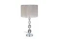 relaxdays Tischleuchte Nachttischlampe Kristall