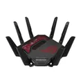 ASUS ROG Rapture GT-BE19000 WLAN-Router Multi-Gigabit Ethernet Tri-Band (2,4 GHz/5 GHz/6 GHz) Schwar