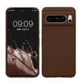 kwmobile Handyhülle für Google Pixel 8 Pro Hülle, für Pixel 8 Pro Case - Hülle Silikon - kabelloses Laden - Chocolate