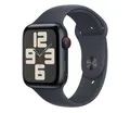 Apple Watch SE 2 44/Schwarzes Aluminium/Schwarzes S/M-LTE-Sportarmband