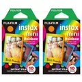 Fujifilm Instax Mini Film Rainbow Single 2er Pack