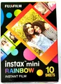 FUJIFILM instax mini Instant Film Rainbow Sofortbildfilm 10 Bilder MHD: 10/2027