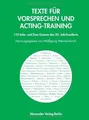 Texte für Vorsprechen und Acting-Training. 110 Solo... | Buch | Zustand sehr gut