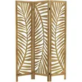 Ml-Design Paravent, Beige, Holz, Paulownia, 121x170x2 cm, Wohnzimmer, Raumteiler & Paravents, Paravents