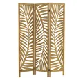 ML-DESIGN Paravent Raumteiler Faltbarer Sichtschutz Indoor Stellwand Sichtschutzwand, Raumtrenner 3-tlg Fukuoka Natur 170x121cm Holz freistehend Trennwand