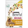 BENEFUL Original Hundetrockenfutter, Huhn & Süßkartoffel 1er Pack (1 x 1400g)