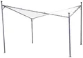 Siena Garden 120399 Berlino Pavillon 400x400cm Gestell aus Stahl, anthrazit, Bezug aus Polyester, 250g/m² in weiß