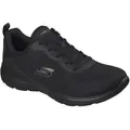 Skechers SUMMITS Sneaker Schnürschuh, Freizeitschuh, Halbschuh mit Memory Foam schwarz 38 EU