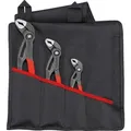 Wasserpumpenzangen-Satz KNIPEX Cobra®, 3-teilig, bestehend aus Länge (mm): 150 - 300 in Rolltasche