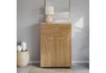 CARO-Möbel Highboard TOMMY, Kommode Sideboard Schrank in verschiedenen Farben 2 Türen Anrichte Hig